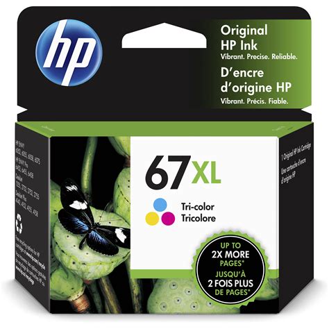 HP 67XL High-Yield Tri-Color Ink Cartridge for Select