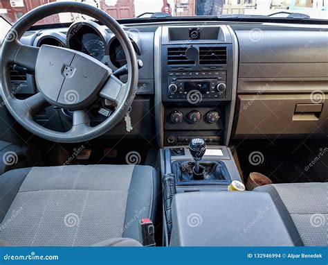 Dodge Nitro interior view. editorial stock image. Image of expensive ...