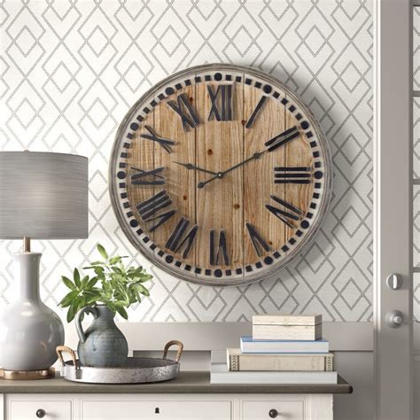 Oversized Linden 31.5" Wall Clock & Reviews | Birch Lane