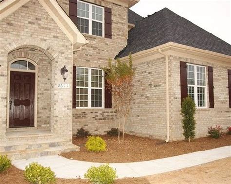 Elegant Brick Exterior Designs Ideas24 | Brick exterior house, Brick house exterior colors ...