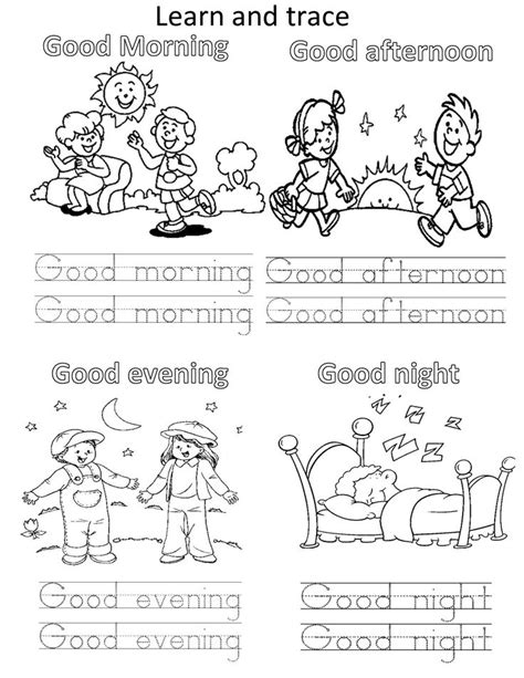 Greetings | English worksheets for kids, English lessons for kids ...