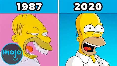 The Evolution of The Simpsons - YouTube