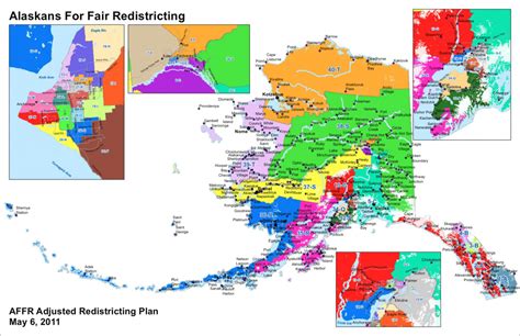 Alaska State Senate District Map - Printable Map