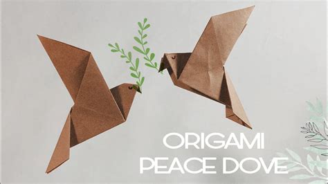 Origami Paper Dove Pattern