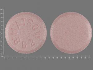 WATSON 862 Pill - hydrochlorothiazide/lisinopril 25 mg / 20 mg