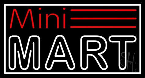 Mini Mart LED Neon Sign - Mini Mart Neon Signs - Everything Neon