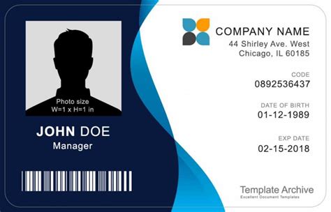 Visitor Badge Template Word