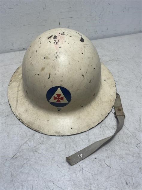 Vintage metal hard hat | Live and Online Auctions on HiBid.com