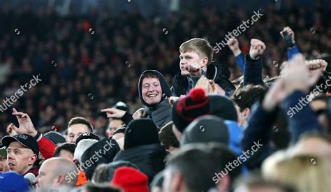 Liverpool Fans Celebrates Editorial Stock Photo - Stock Image ...