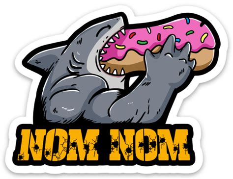 Nom Nom - Vinyl Sticker