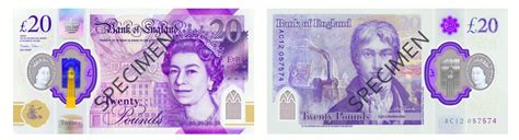 £20 note: New face and security features for the most forged British ...