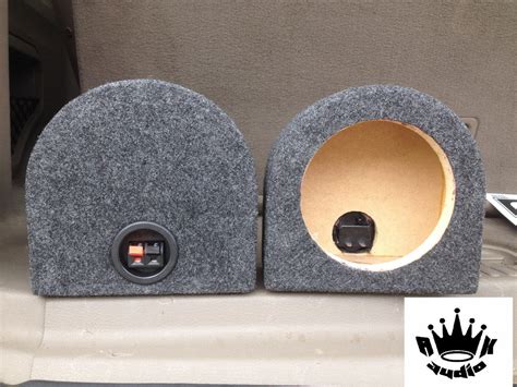 6.5" Speaker Box Enclosure 6 1/2" Car Speaker Coaxial Box 5.5" Inside ...