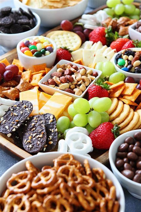 Sweet and Salty Snack Board-the perfect party food for easy ...