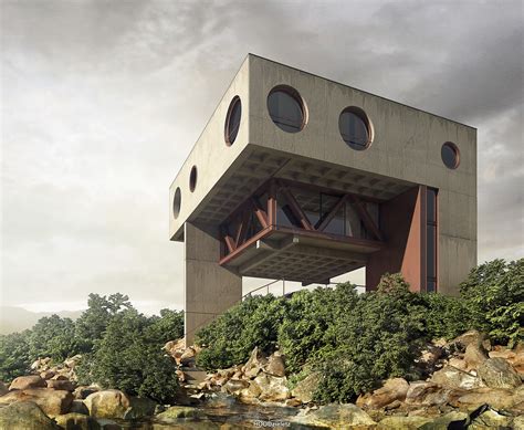 51 Brutalist House Exteriors That Will Make You Love Concrete ...