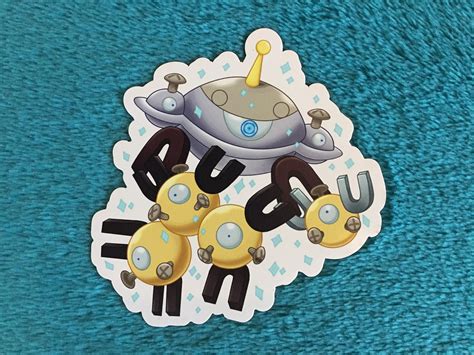 Shiny Magneton Magnemite Magnezone Vinyl MAGNET - Etsy