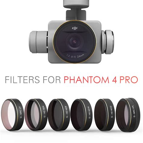 Aliexpress.com : Buy PGYTECH DJI phantom 4 Pro Accessories Lens Filters UV ND4 8 16 32 CPL ...