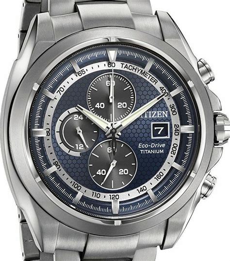 Authentic CITIZEN Eco-Drive Titanium Chronograph Mens Watch – Maverick Sales