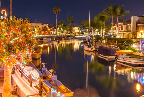 Naples Canals decorated with Christmas lights | Long Beach, … | Flickr