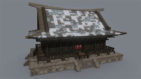 Small Japanese temple - Download Free 3D model by Juoda [d7a5d05 ...