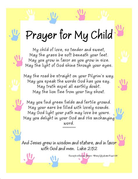 Pin by Cynthia Allison on For the future kids! :D | Prayer for my children, Prayer for health ...