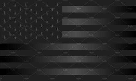 USA flag, American flag vector black | Graphics ~ Creative Market