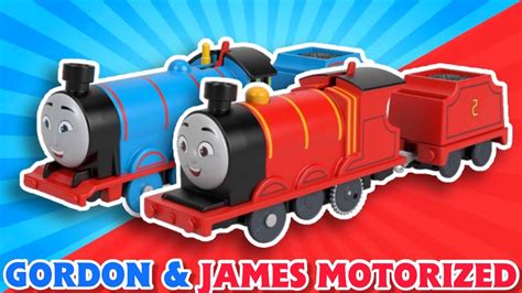 GORDON AND JAMES TRACKMASTER MOTORIZED UNBOXING || Thomas All Engines ...