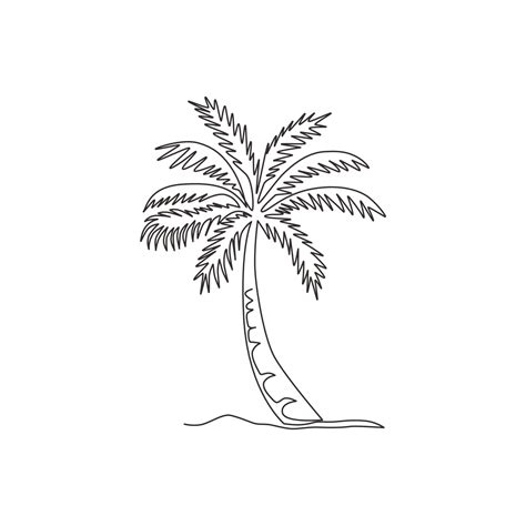 Coconut Tree Drawing