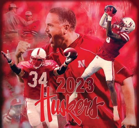 2023 Nebraska Football Schedule Poster