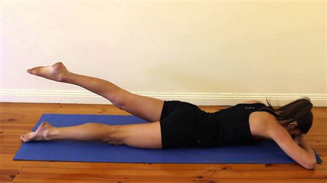 Clinical Pilates Single Leg Kick Exercise - YouTube