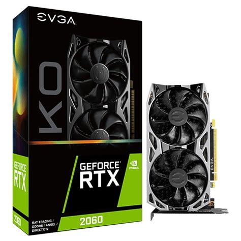 EVGA Geforce RTX 2060 KO Gaming 6 GB GDDR6 1680 Graphics Card