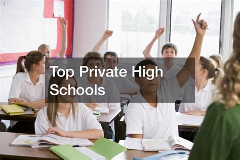 Top Private High Schools - What Is a Private School?