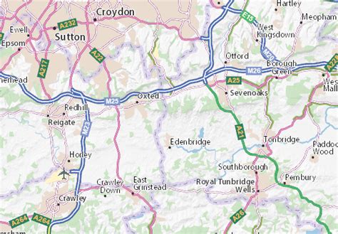 MICHELIN Crockham Hill map - ViaMichelin