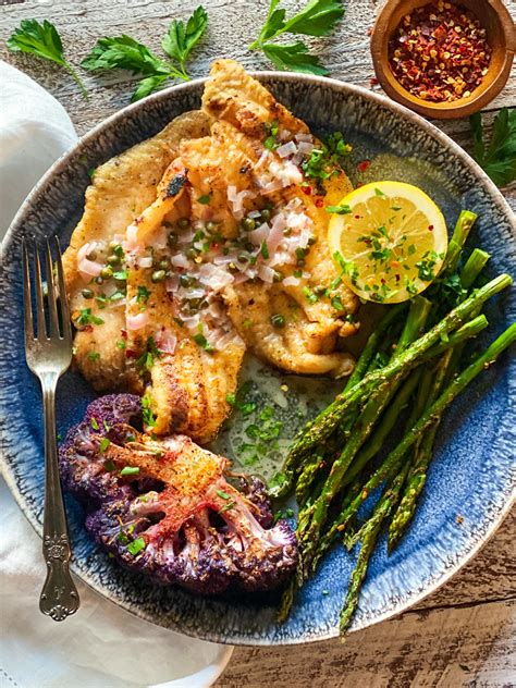 Dover Sole with White Wine Caper Sauce - The Perks of Being Us