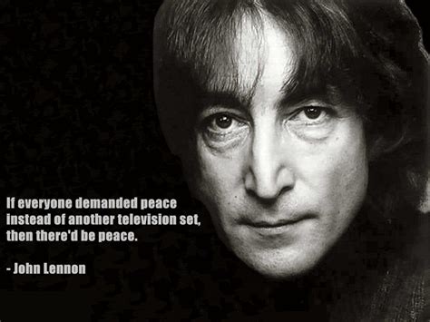 John Lennon on Peace [1024x768] : r/QuotesPorn