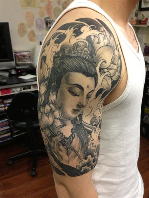 Buddha Sleeve by Edward Lee: TattooNOW