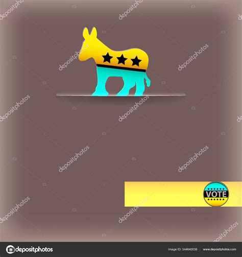 Symbol Democratic Party Usa Vector Illustration Stock Vector Image by ...