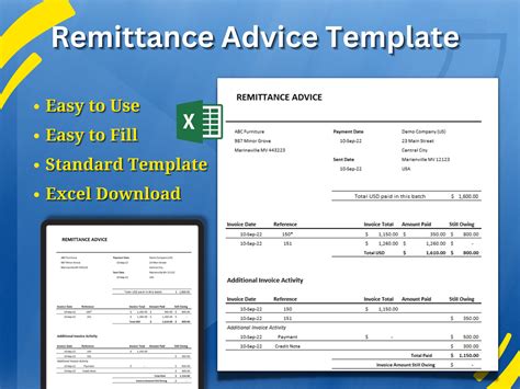 Remittance Advice Template