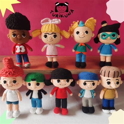 Hey Arnold, Hey Arnold, Helga, Gerald, Phoebe, Harold, Sid Dolls/doll Crochet Toy - Etsy Hong Kong