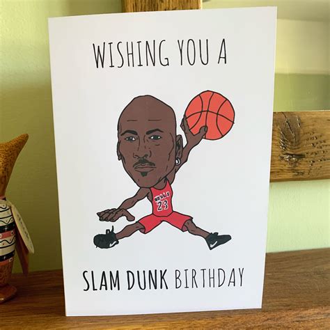 Michael Jordan Birthday Card