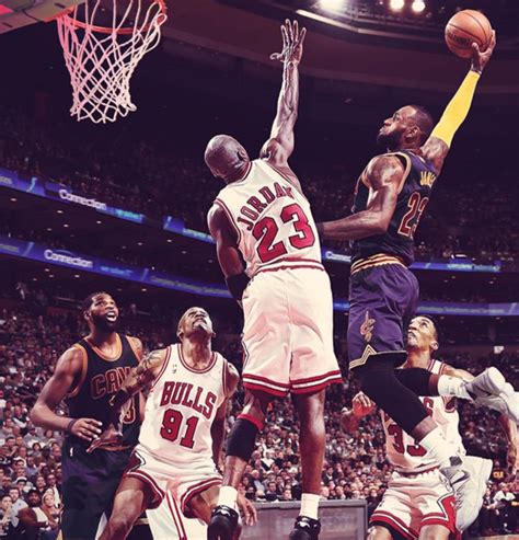 Michael Jordan Dunking On Lebron James 18x12 Artwork | eduaspirant.com