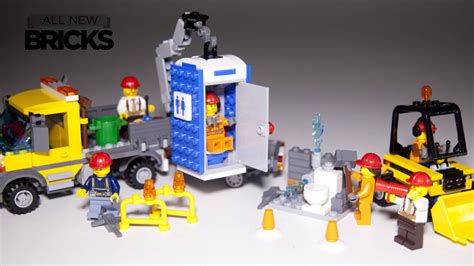 Lego City 60073 Service Truck paired with 60072 Demolition Starter Set Speed Build Review - YouTube