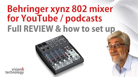 Behringer Xenyx 802 Review And Sound Setup