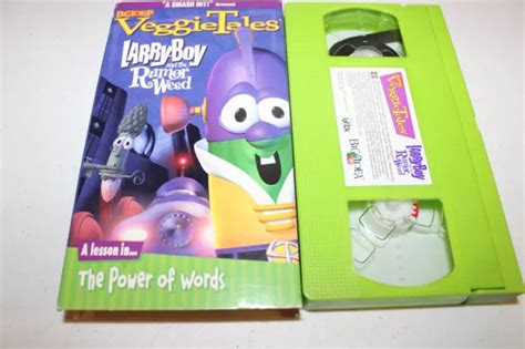 VEGGIETALES - LARRYBOY the Rumor Weed (VHS 2000) Big Idea, Power of Words EUR 8,75 - PicClick FR