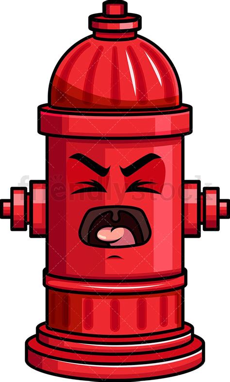 Vector Clipart, Red Fire, Pictures To Draw, Fire Hydrant, Laughter, Royalty Free, Stock Images ...