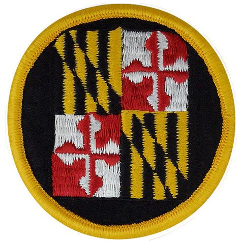 Maryland National Guard Class A Patch | USAMM