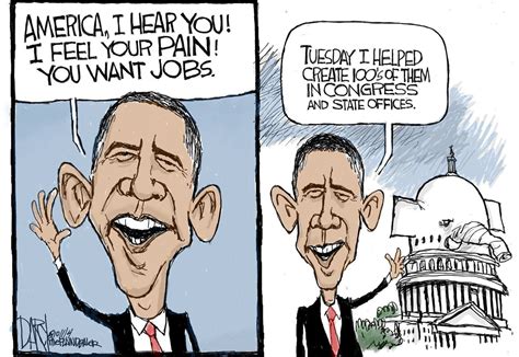 President Obama hears voters' message: Editorial cartoon - cleveland.com