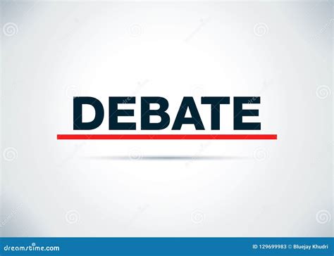 Debate Abstract Flat Background Design Illustration Stock Illustration ...