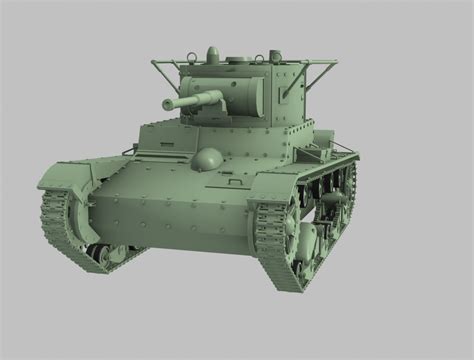 T26 tank model - TurboSquid 1418469