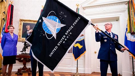 US Space Force unveils its official flag at the White House | FOX8 WGHP