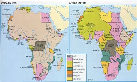 Mapa Del Reparto De Africa